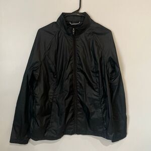 Aether Black Lightweight Hoodless Windbreaker SZ 4 LRG Made in America